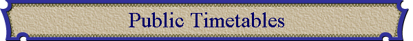 Public Timetables